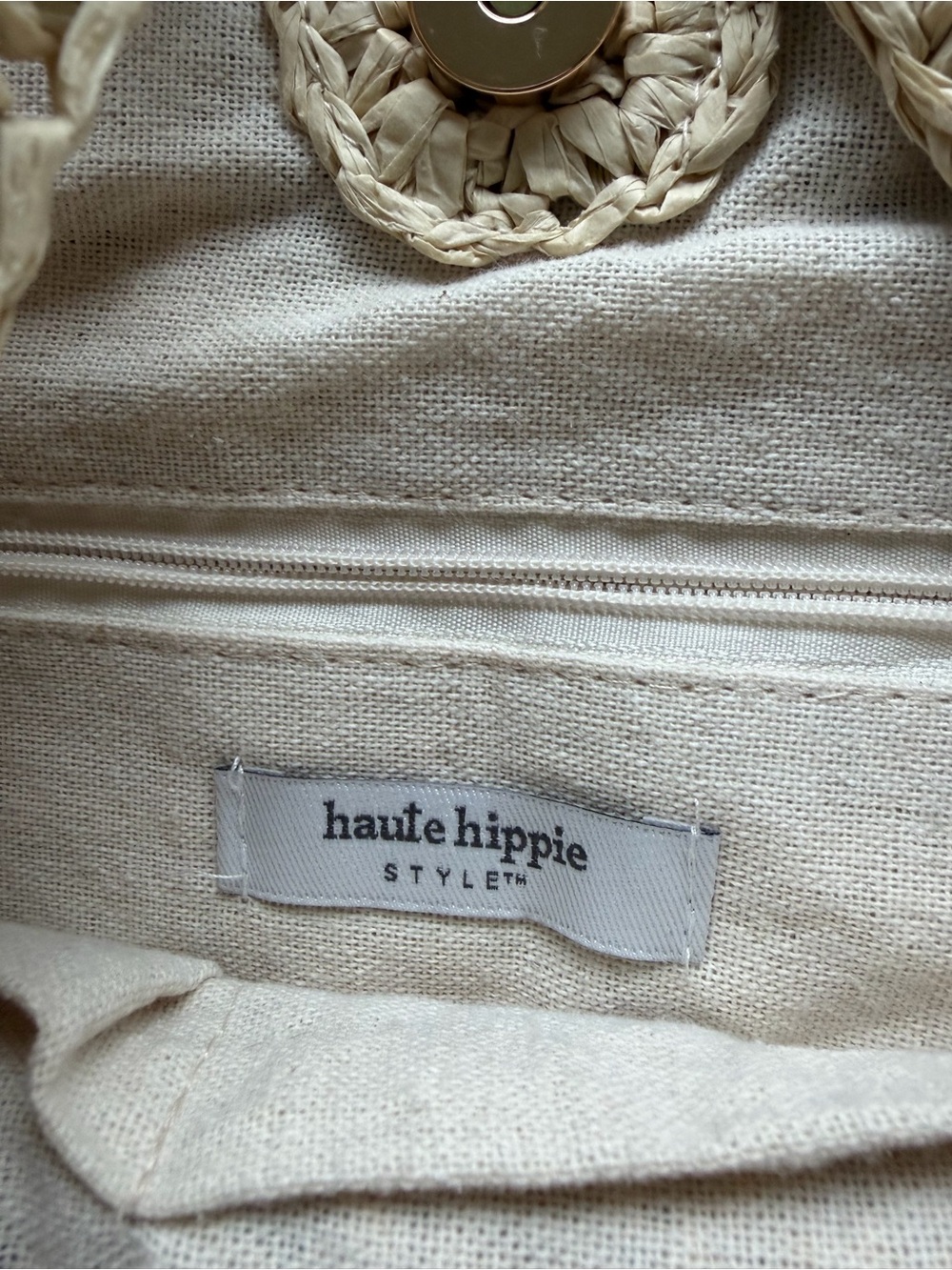 Haute Hippie Cream Crochet Shoulder Bag - Picture 2 of 4